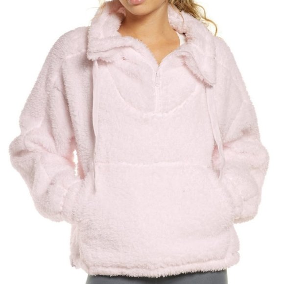 Free People Sweaters - Free People Big Sky Faux Shearling Pullover